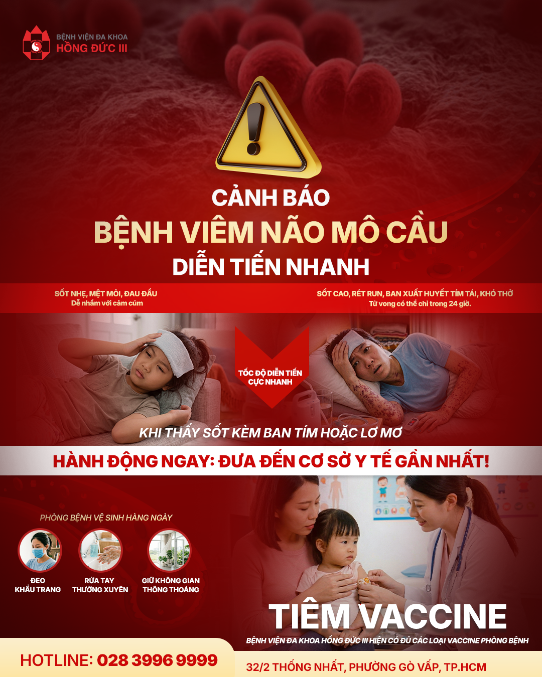 Cảnh báo viêm não mô cầu: DIỄN TIẾN NHANH, DỄ TỬ VONG